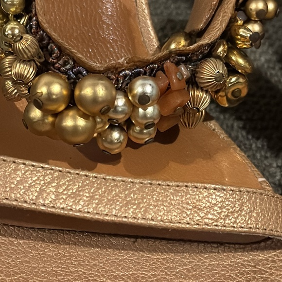 Auth Gianfranco Ferre Scarpa Donna Strappy Heels Rose Gold Embellished Anklets - Picture 9 of 14